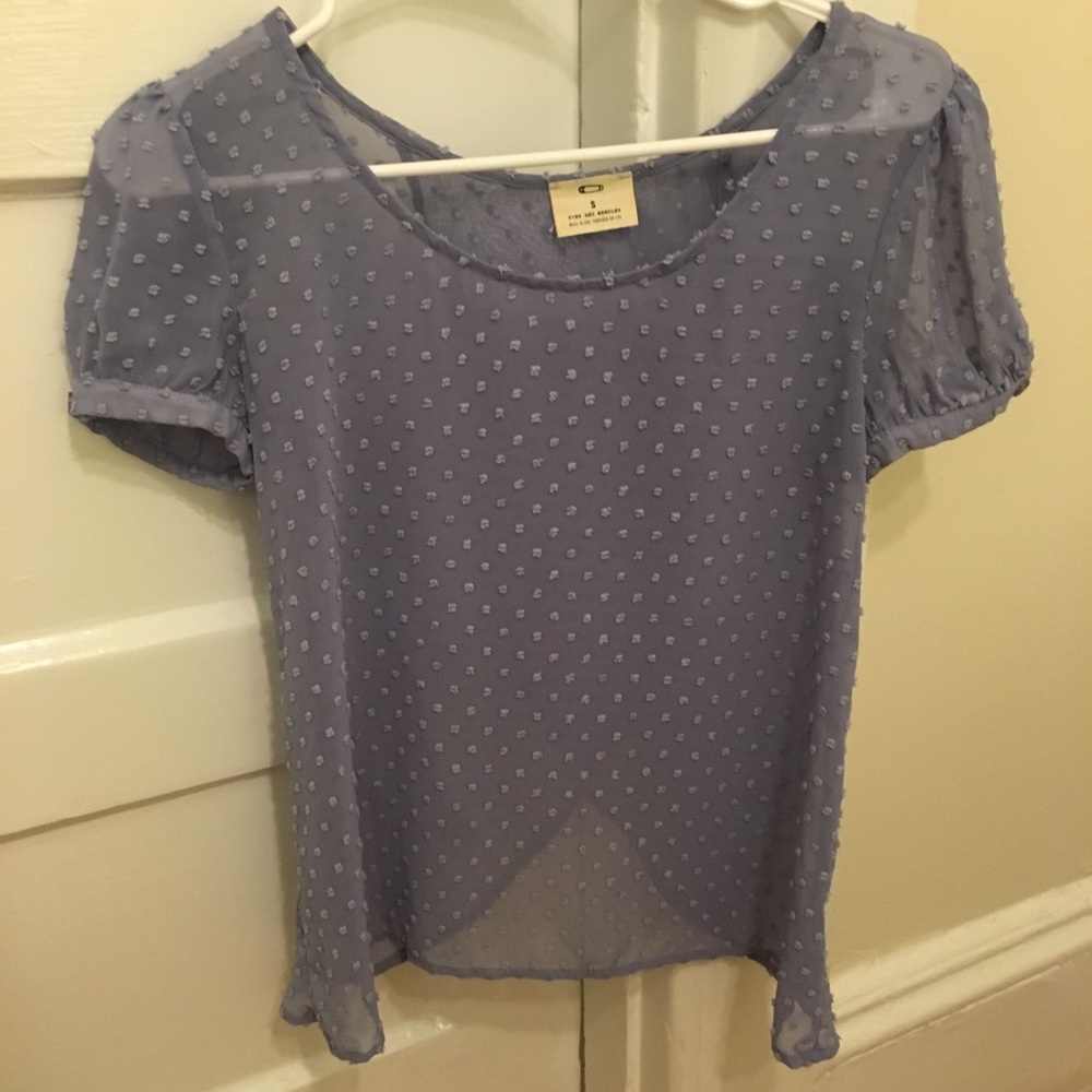 Pins and Needles cap sleeve blouse